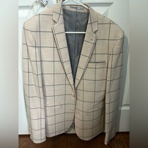 ASOS Beige Plaid Blazer